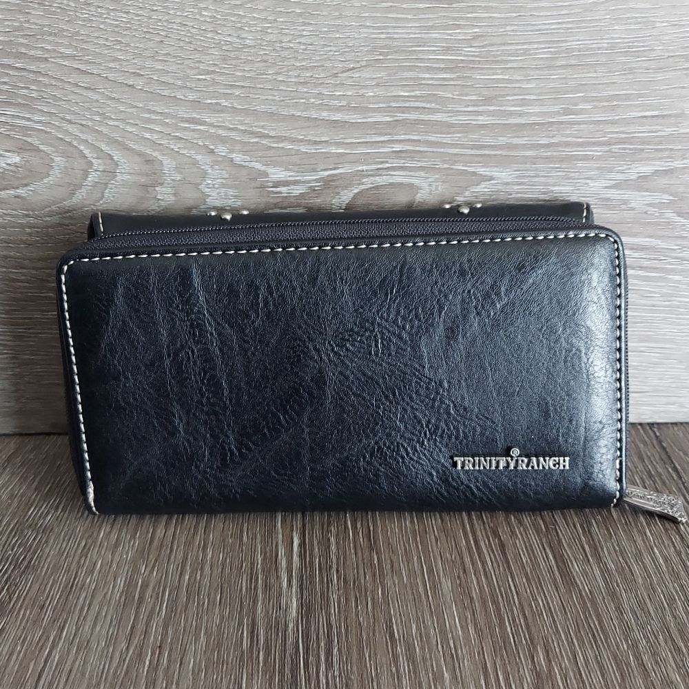 Trinity Ranch Leather Stitch Collection Wallet - image 2